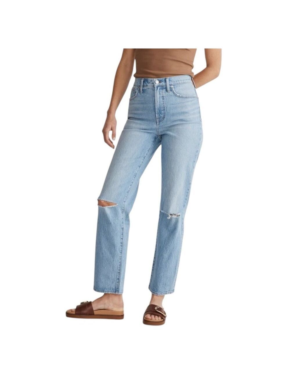 Madewell The Perfect Vintage Straight Jean in Westanna Wash Size 26